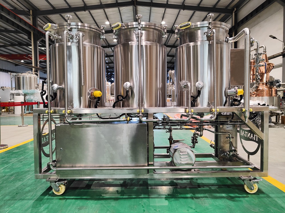 天泰100L小型啤酒釀造設備 糖化設備帶熱水